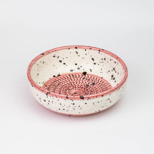 Ceramic Grater Plate - Cherry Pink | Medium