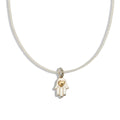 hamsa hand charm necklace