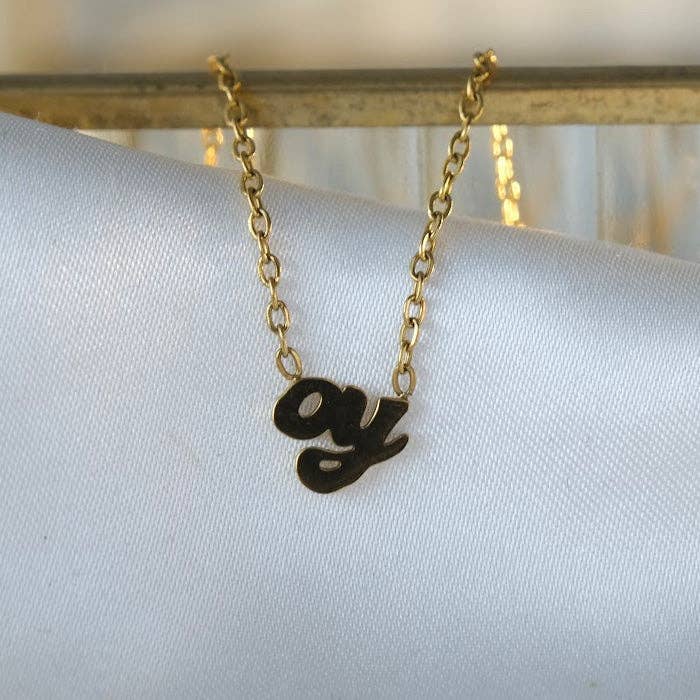 Oy Necklace | Silver