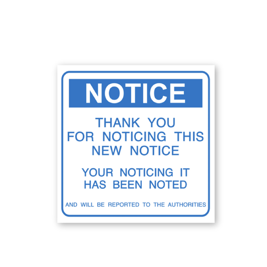 Notice Magnet x Richard Tipping