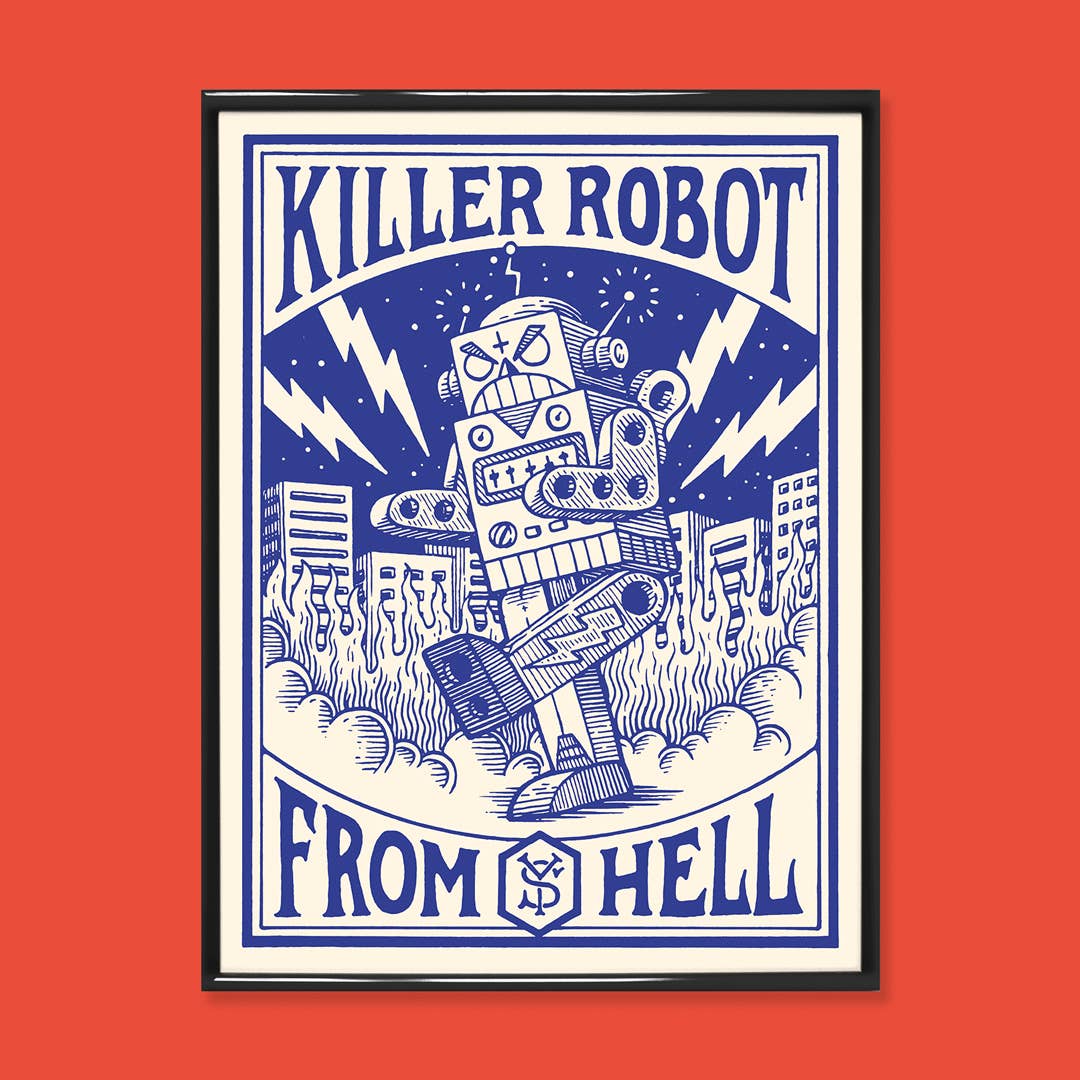 “Killer Robot” poster | 30x40cm
