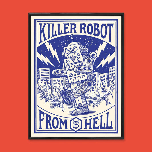 “Killer Robot” poster | 30x40cm