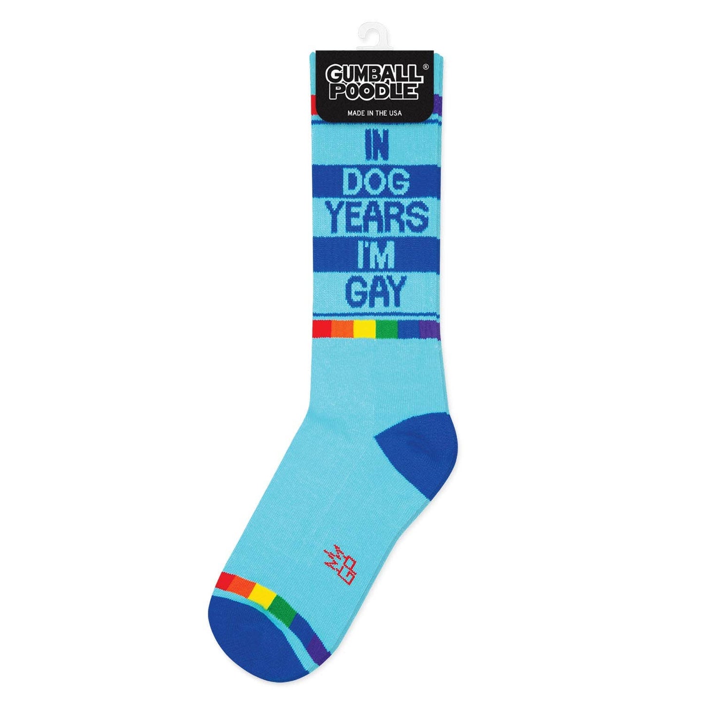 In Dog Years I'm Gay | Gym Crew Socks