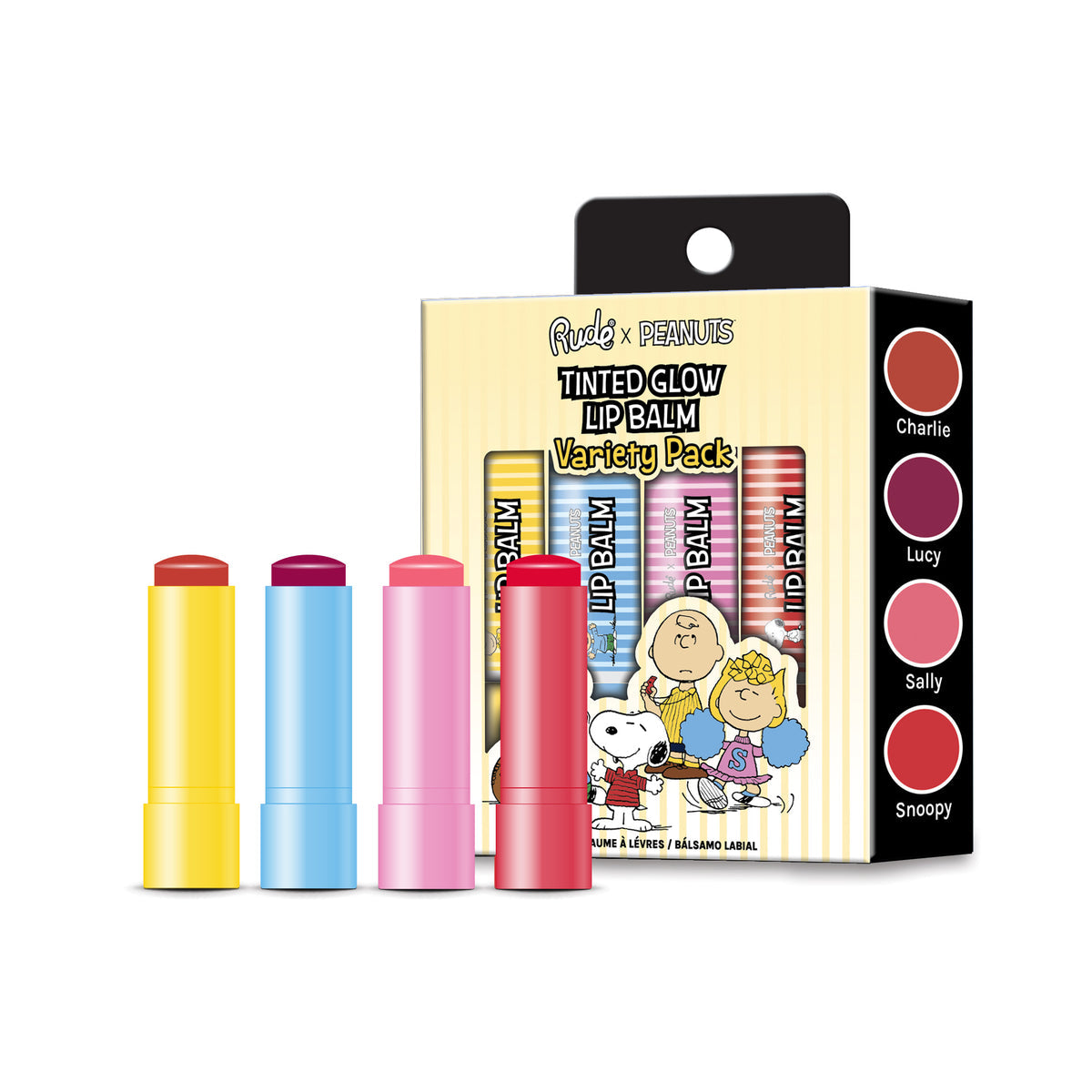 Tinted Glow Lip Balm Variety Pack | Peanuts Edition