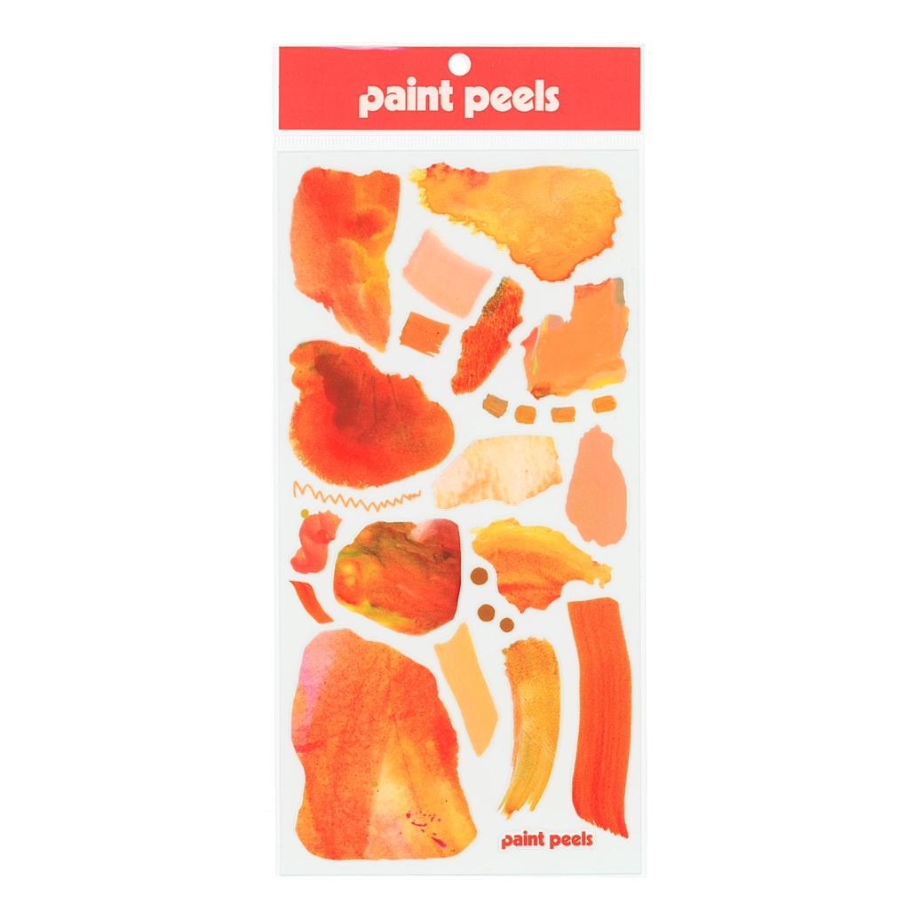 Paint Peels Sticker Sheet | various colours