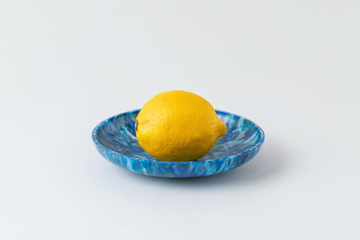 Round Serving Tray | Blue