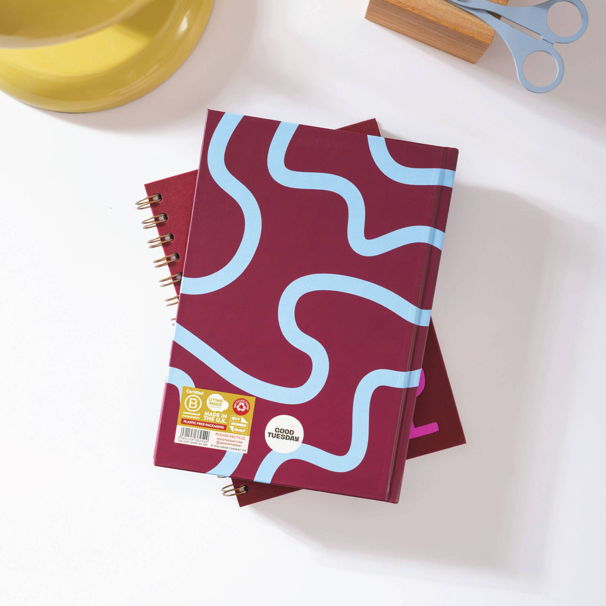 2027 Diary | Sky Blue | Week to view
