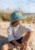 Wide Brim Bucket Hat | Shooting Hoops