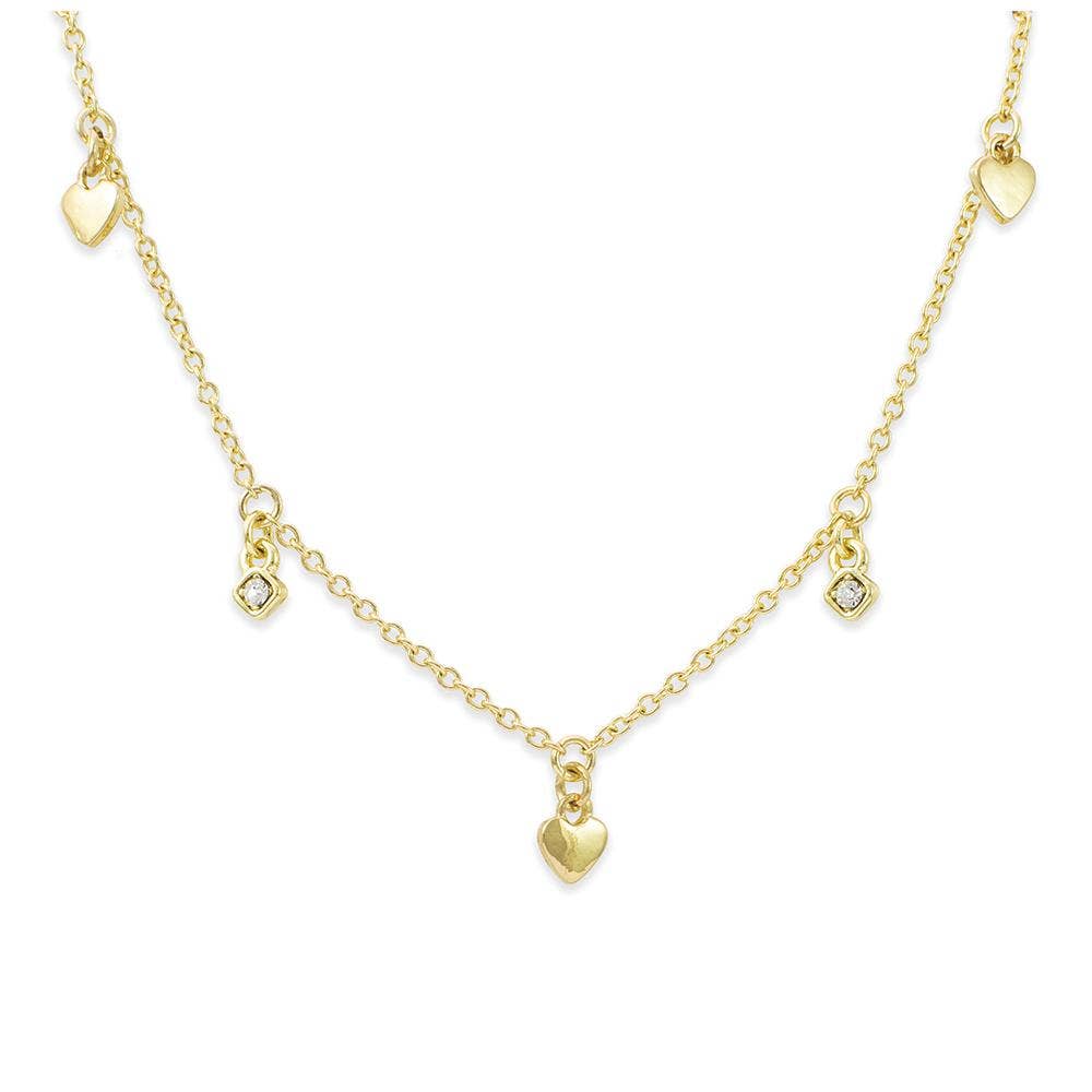 Dangle Necklace Gold | BUNCHES OF LOVE