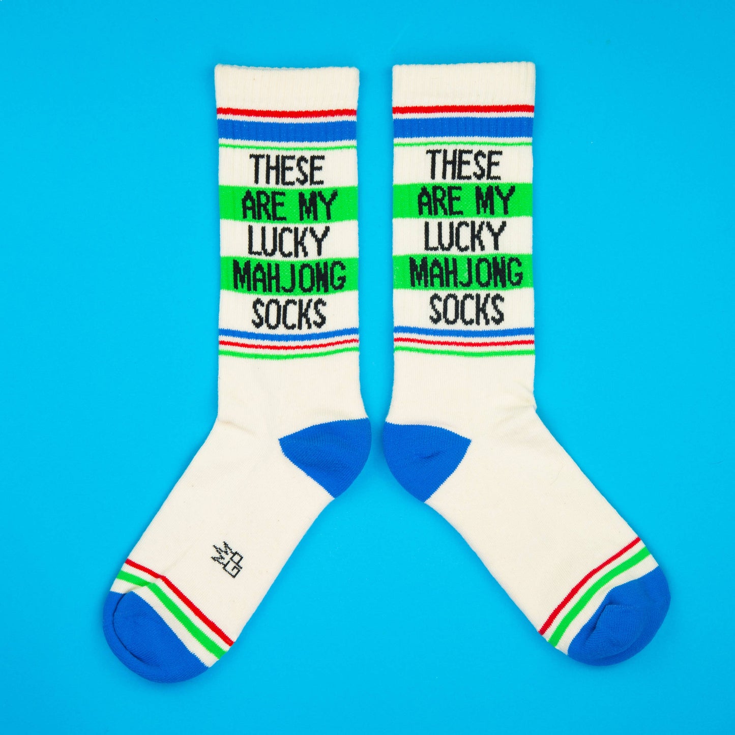 These Are My Lucky Mahjong Socks | Gym Crew Socks