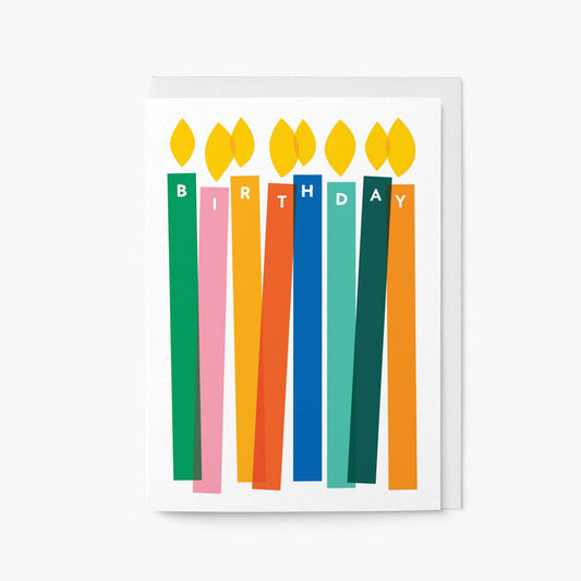 Birthday candles - Greeting Card