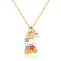 Sweet Petite Necklace | Easter Bunny and Blooms