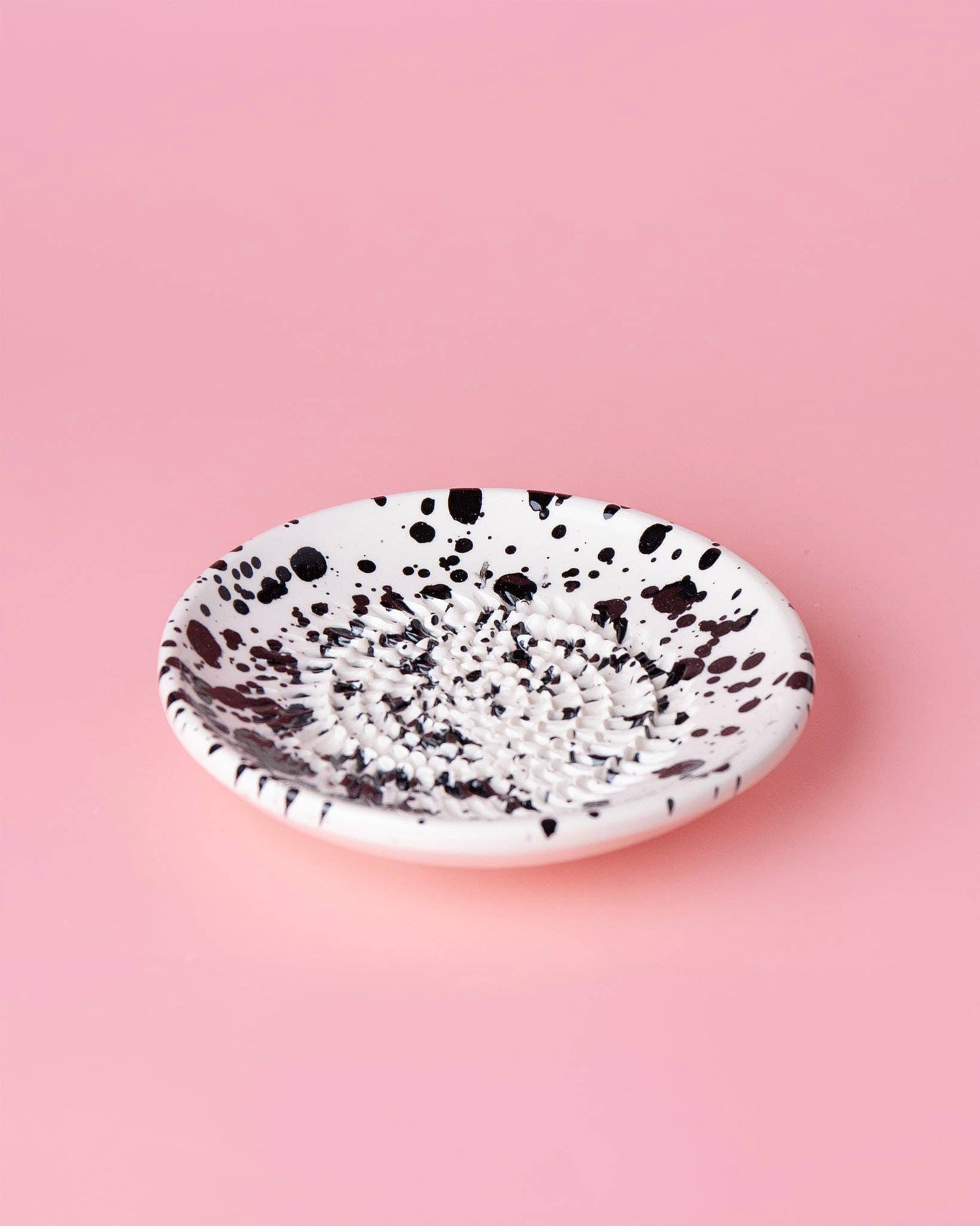 Small Garlic Grater Ceramic Dish/Galaxy