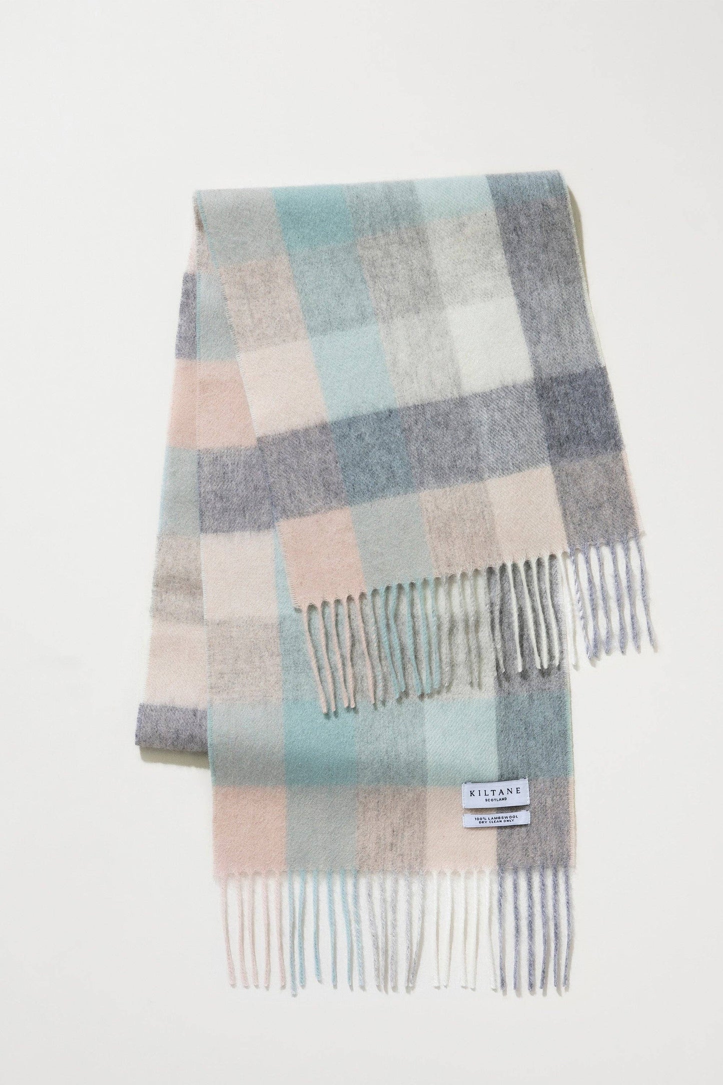 Lambswool Scarf | Brume Square Check