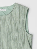Dunn Top | Sleeveless Plisse Blouse