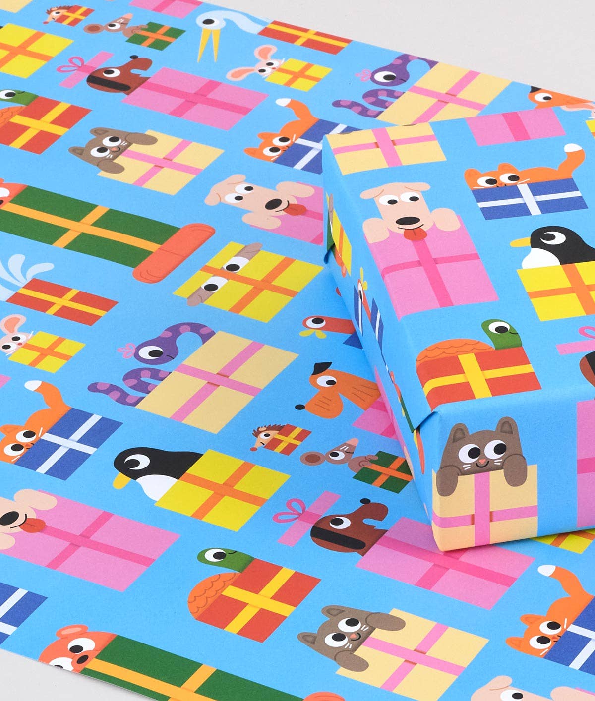 'Birthday Animals' Gift Wrap | 1 Sheet