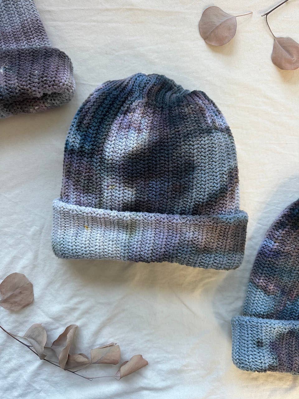 Hand Dyed Chunky Knit Beanie | Various Colours