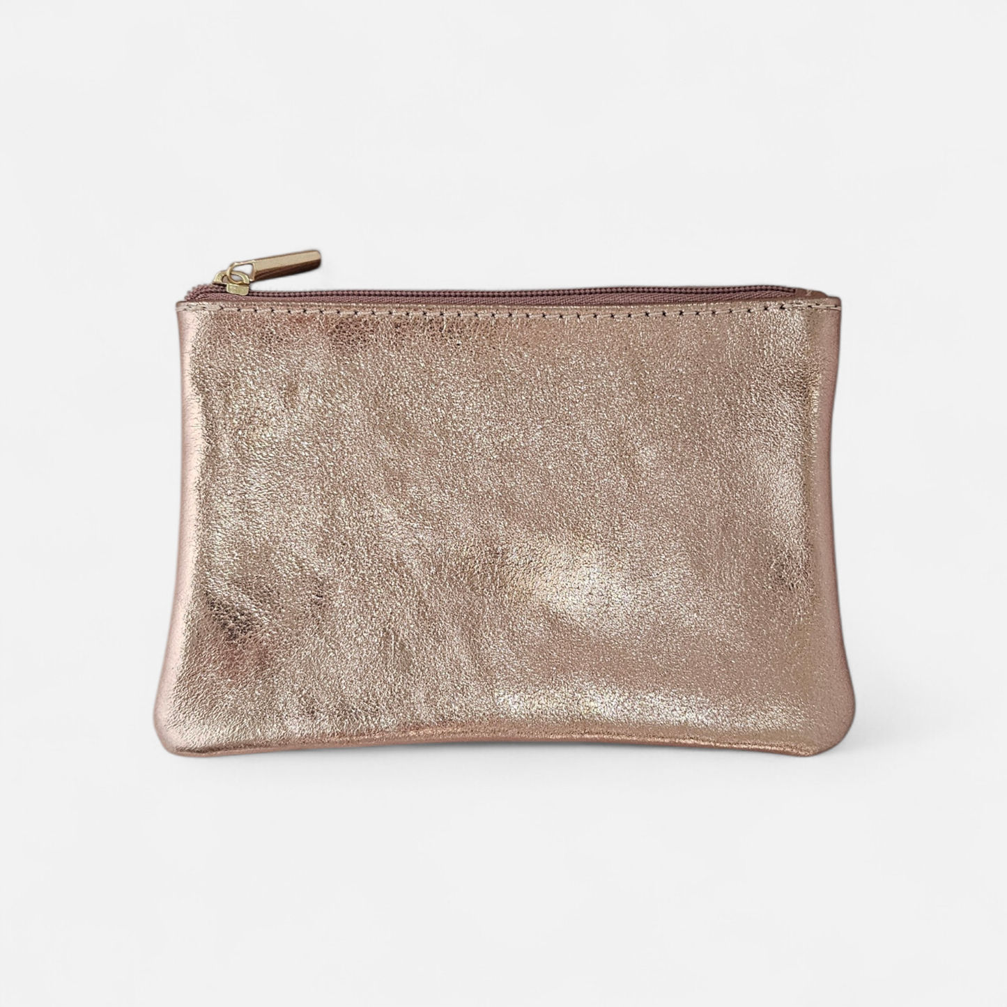 Metallic Leather Pouch | More Colours Available
