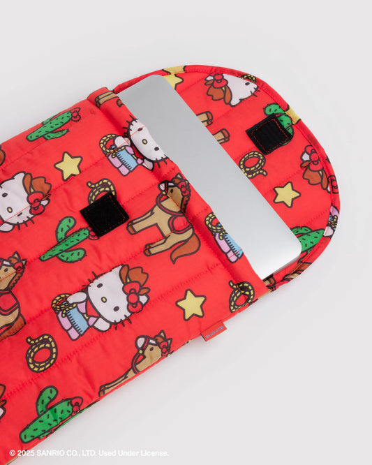 Puffy Laptop Sleeve | Hello Kitty Western - 16"