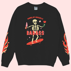 Badass Skeleton Sweatshirt