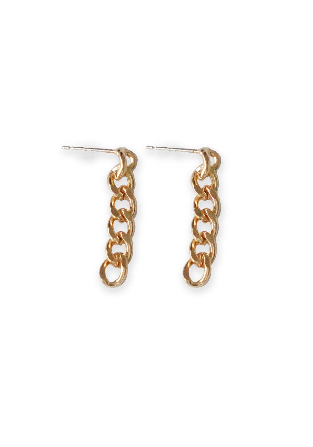 Chain Drop Earrings  • Gold