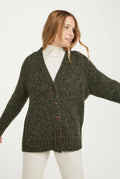 Bonny Glen - Tweed Cardigan | Green