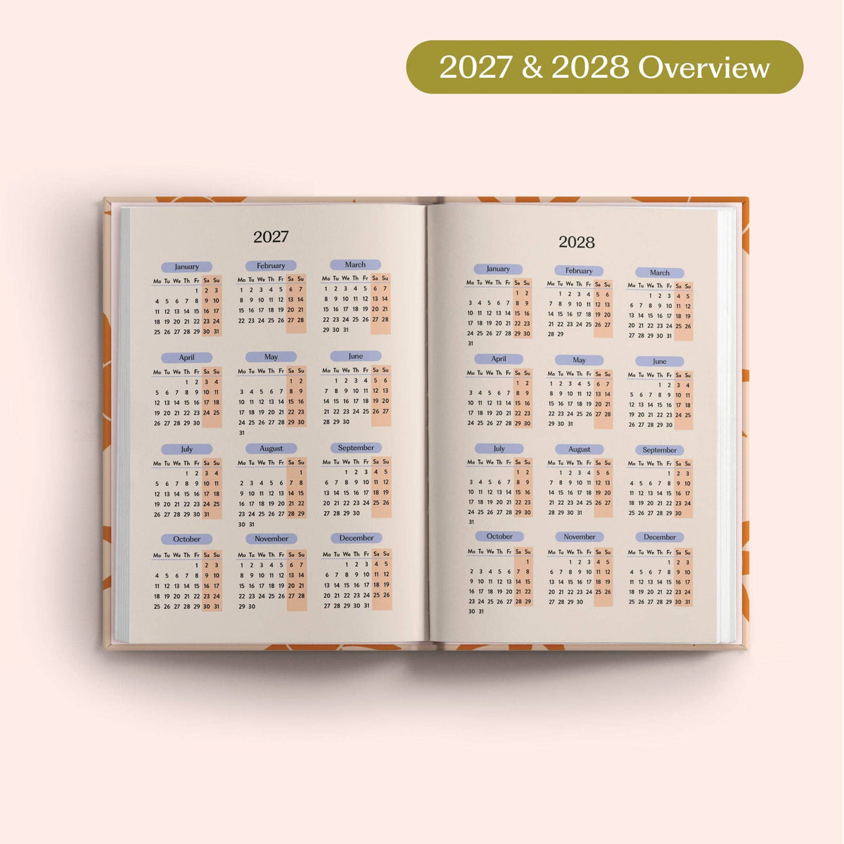 2027 Diary | Sunbeam | Week to week