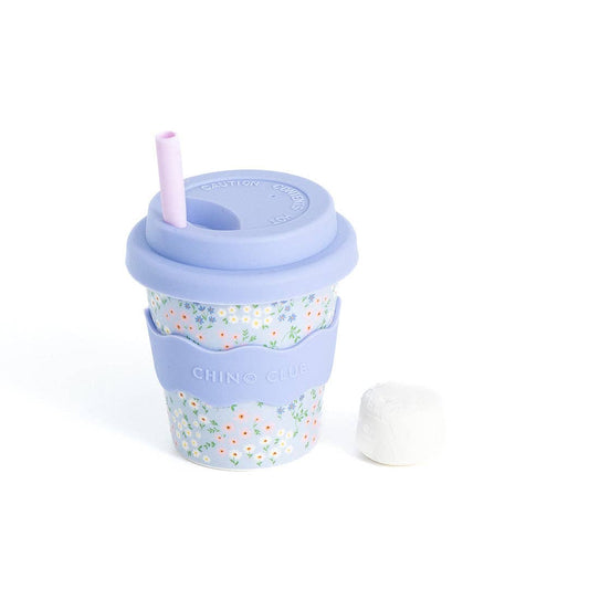 Blue Floral Cup | 4oz