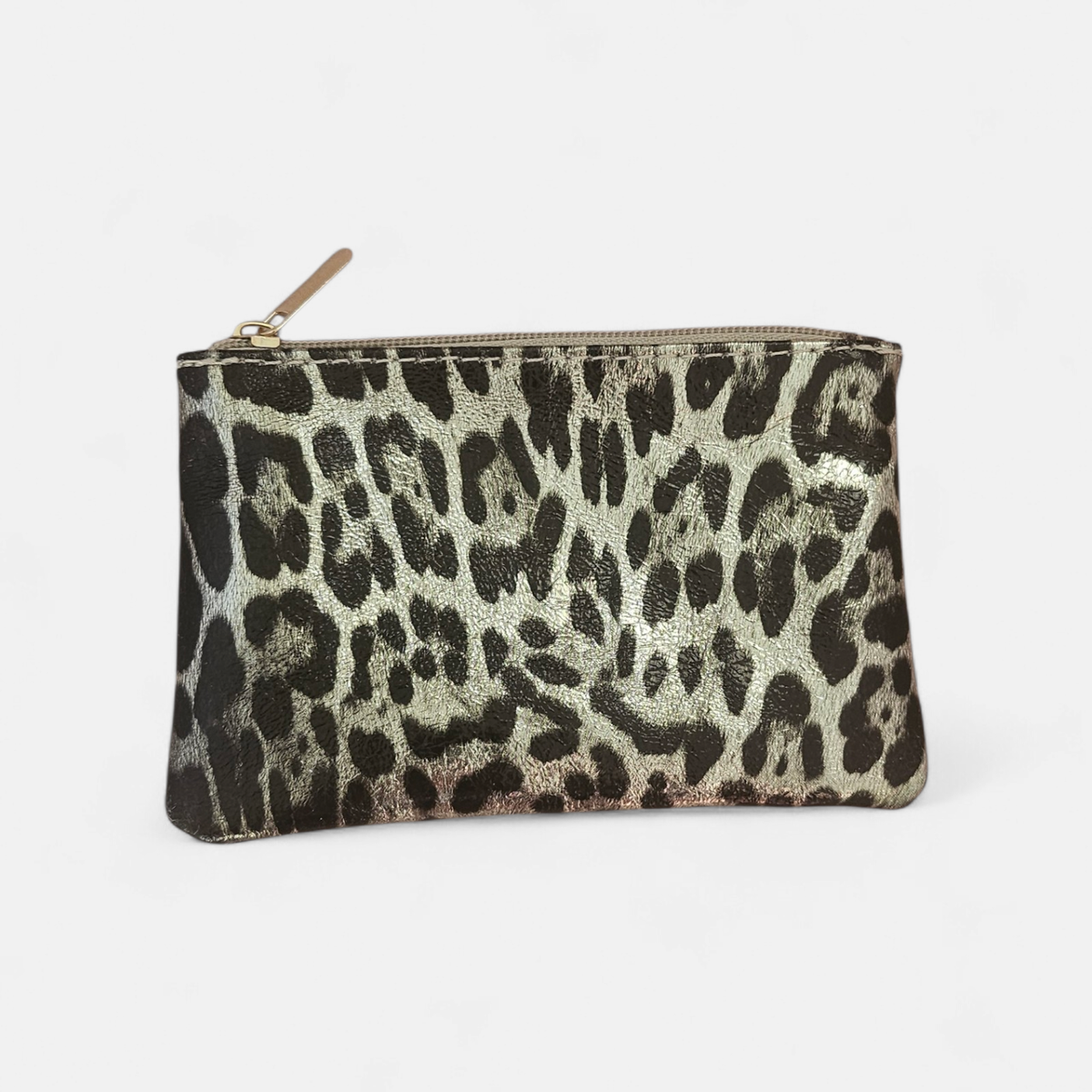 Metallic Leather Pouch | More Colours Available