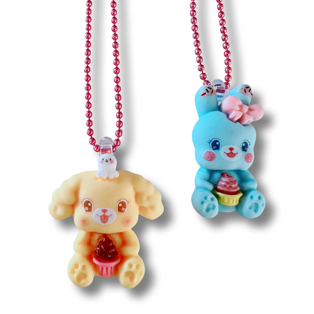 Cupcake Bunny Necklace | Kids