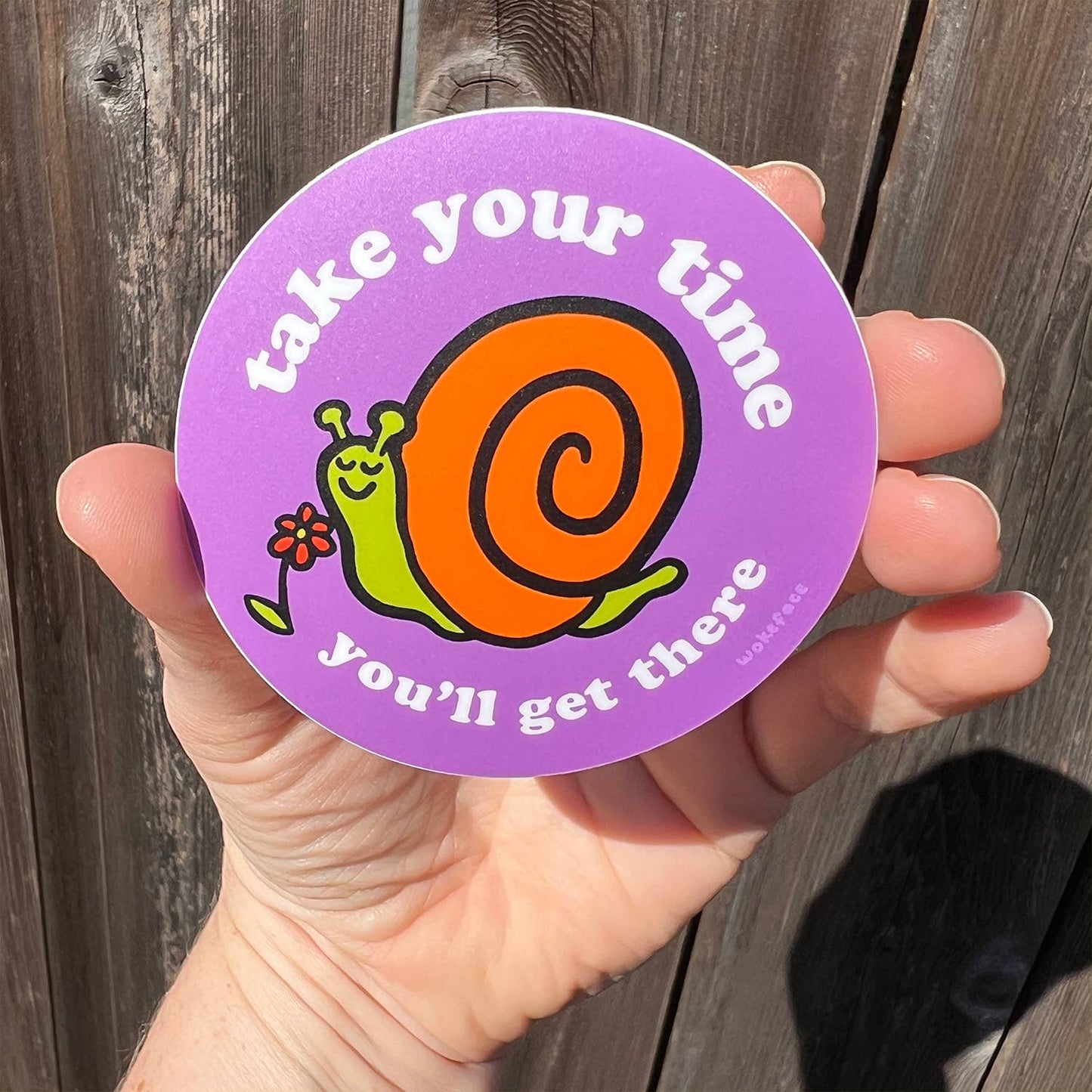 Sticker - Take Your Time Snail