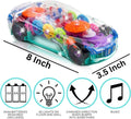 Light Up Transparent Toy Car
