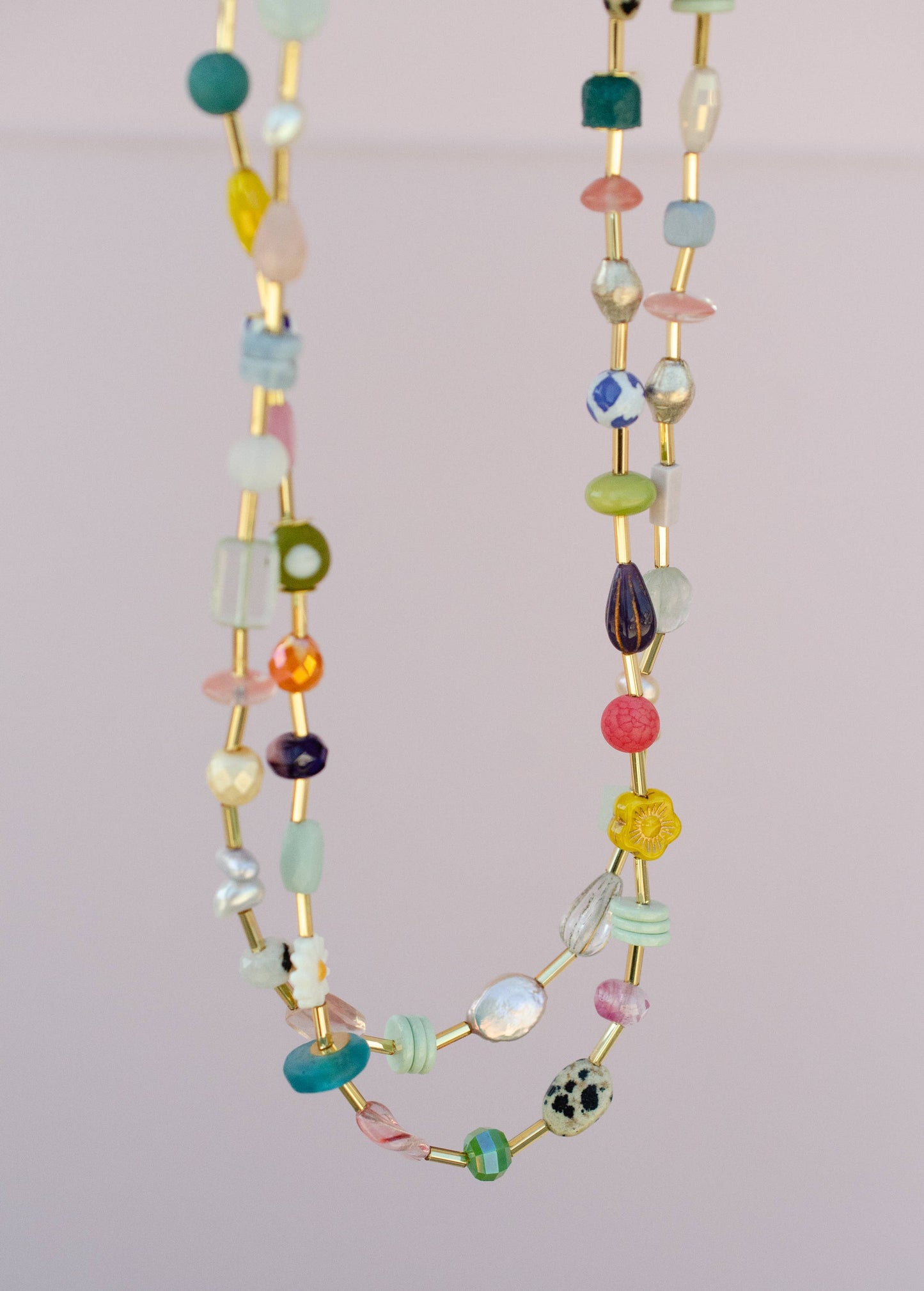 Mariposa Pastel | Beaded Necklace