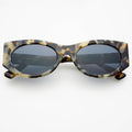Layla Oval Sunglasses | Gray Tortoise