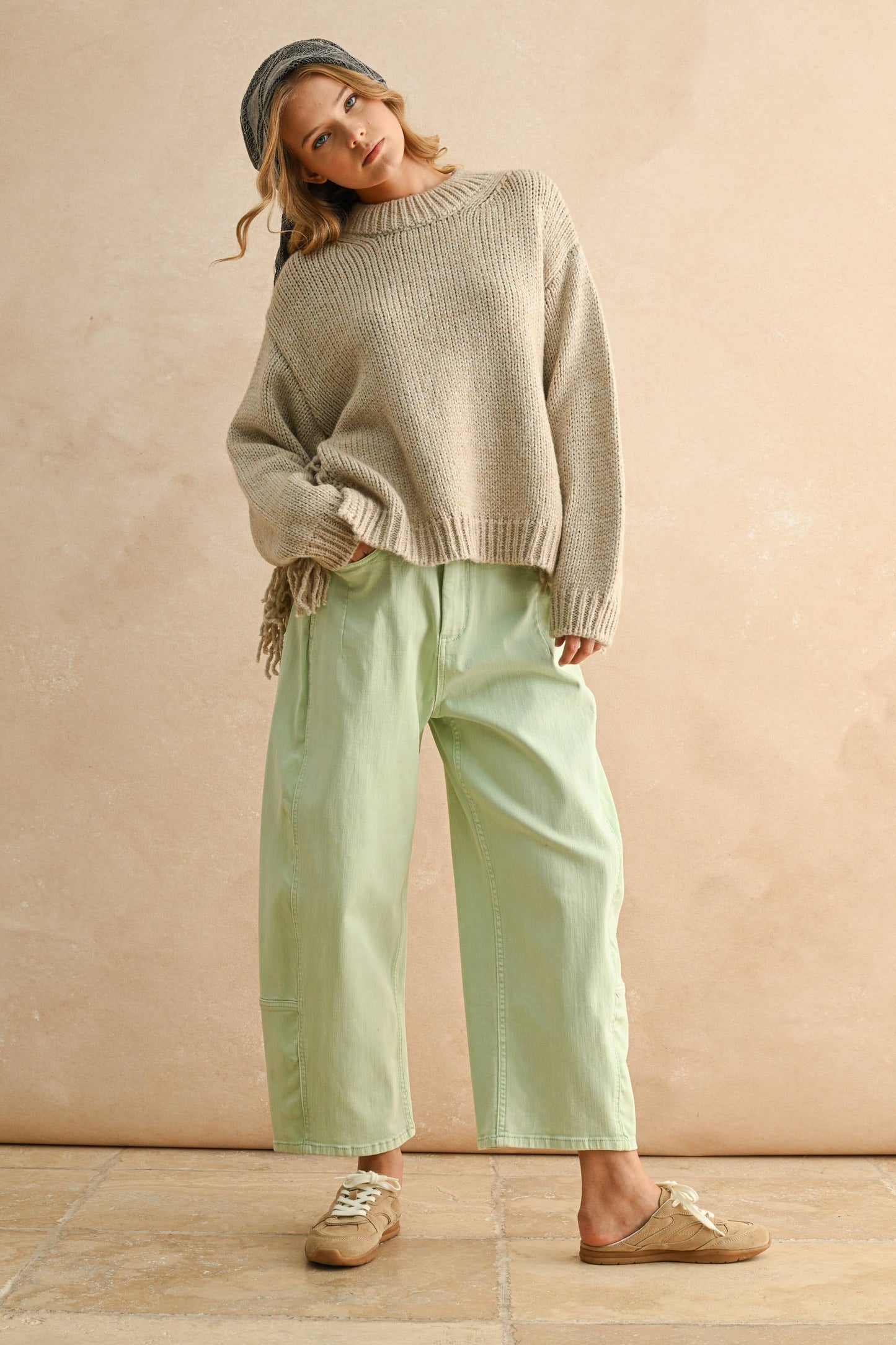 Barrel Pants | Mint