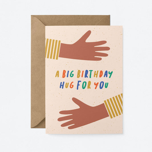 Big birthday hug - Greeting Card