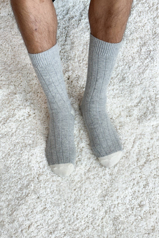 Long Cashmere Classic Socks | More Colours Available