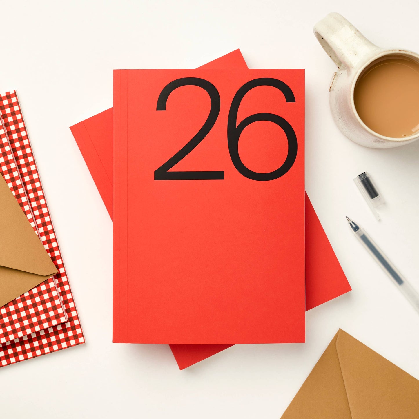 Red 2026 Planner | Day per page