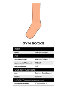 Cats Don't Give A Fuck | Gym Crew Socks