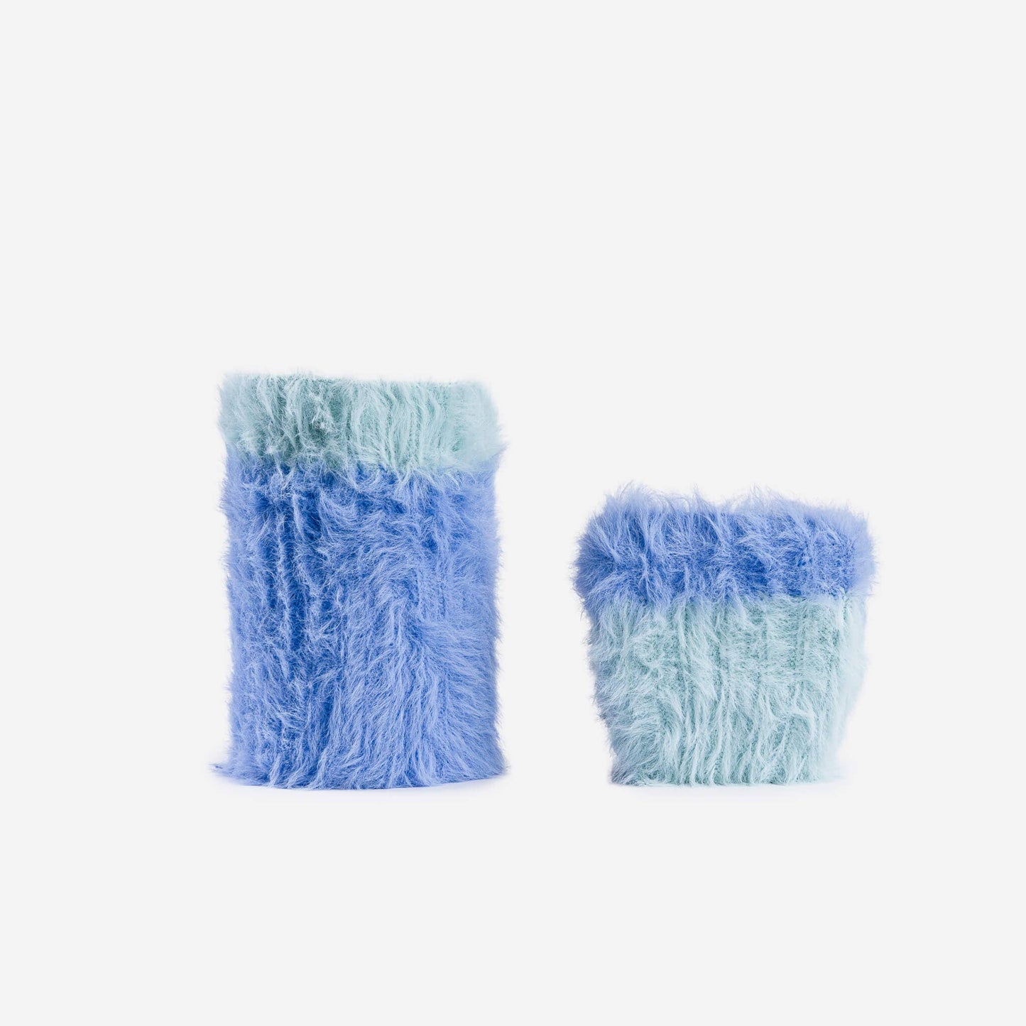 Faux Fur Planter Sleeve Set | Various Colours