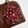 Photo Frame Keychain | Polka Dot Star