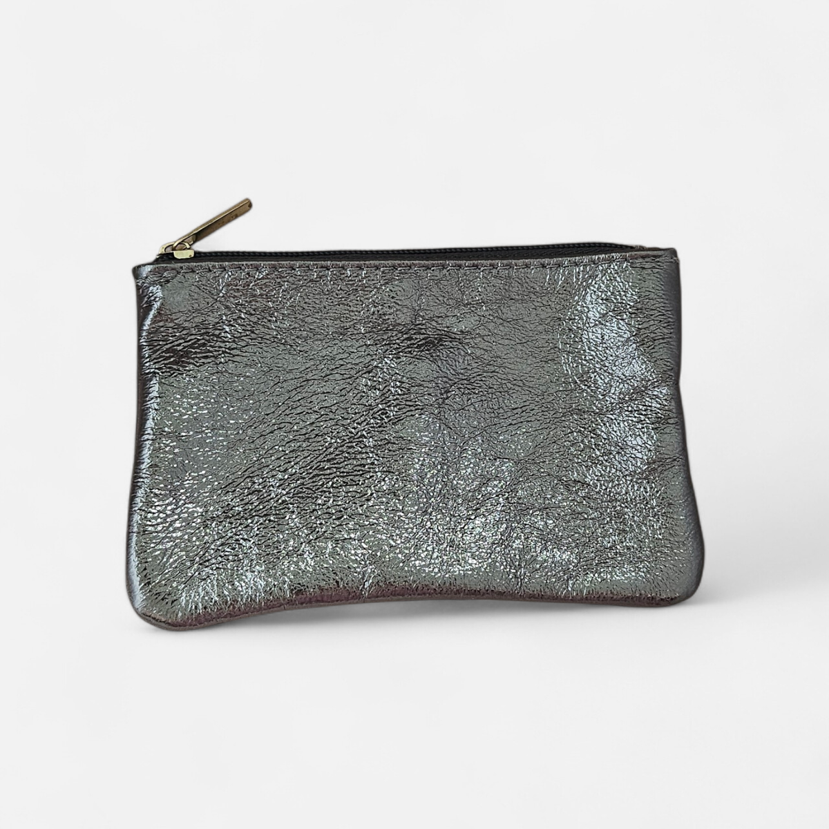 Metallic Leather Pouch | More Colours Available