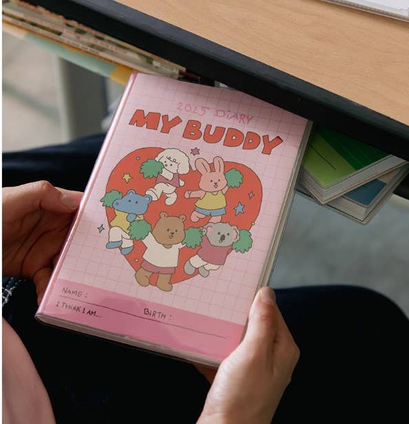 2025 My Buddy Daily Diary | 14Month