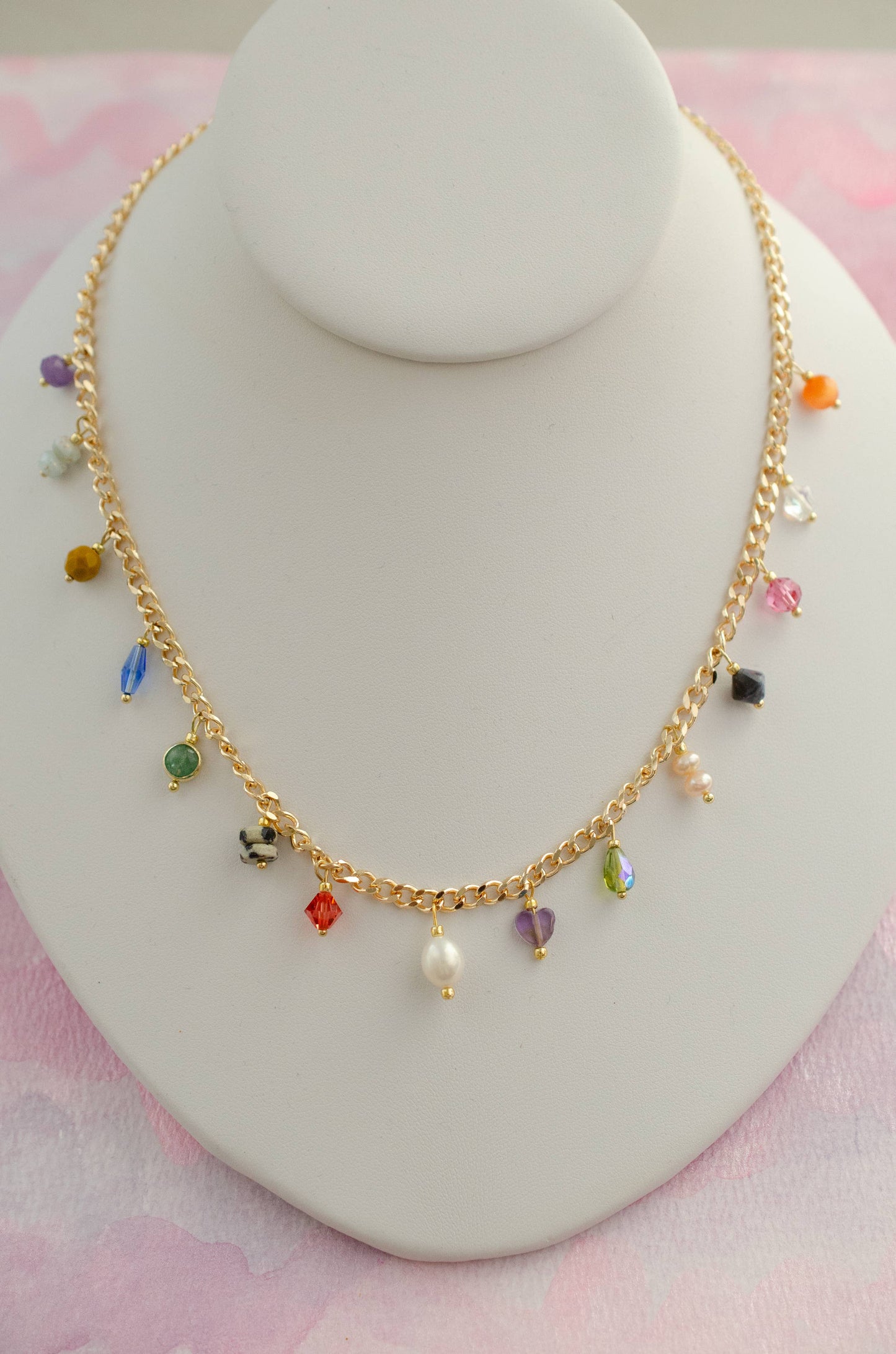 Multicharm Chain Necklace
