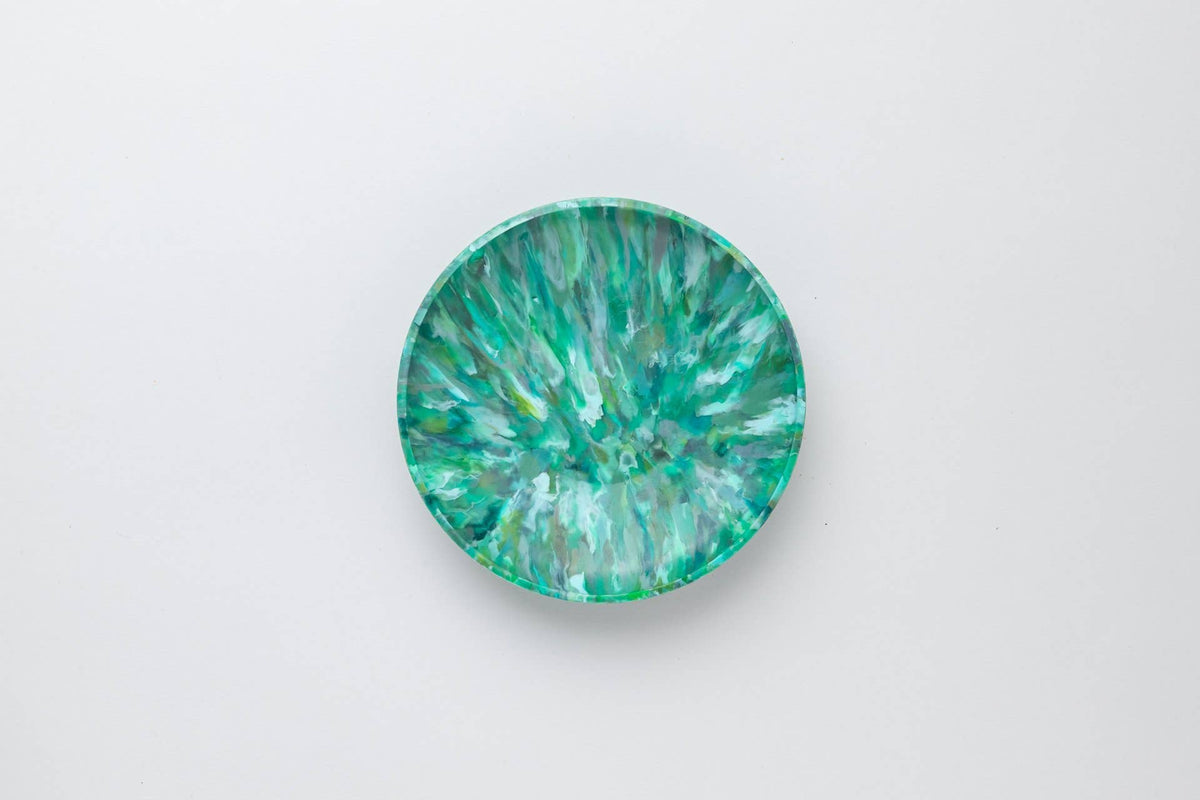 Round Serving Tray | Green