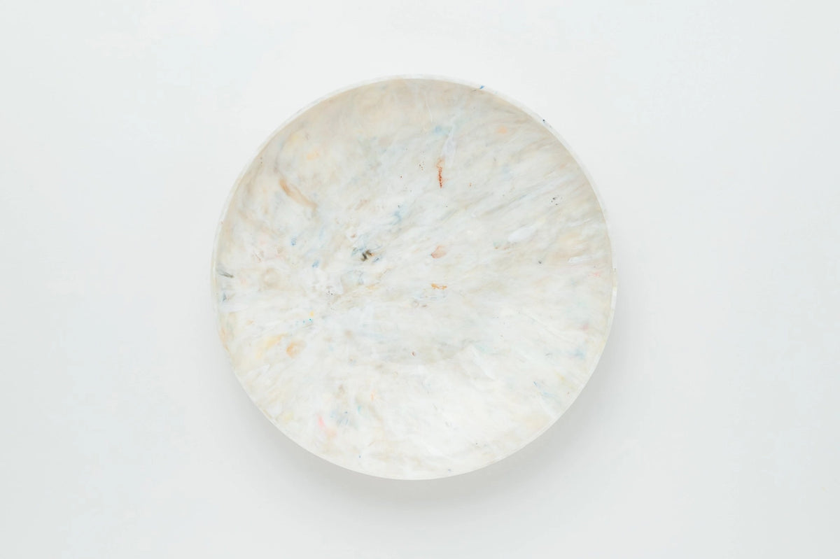 Round Serving Tray | White