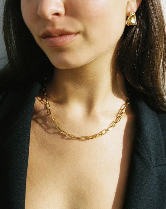 Jane Chain Necklace | Gold