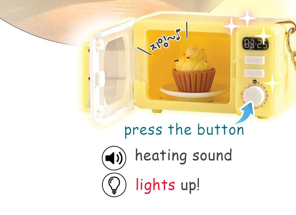 Mini Microwave Keychain | Light Up