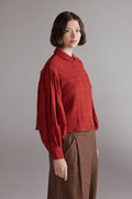 Plaid Blouse | Red Plaid