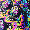 Sticker - Rainbow Skull Holographic